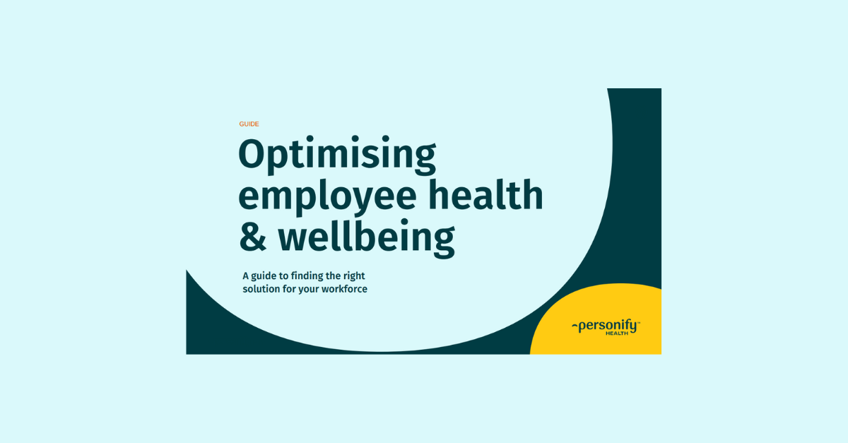 Optimising employee wellbeing