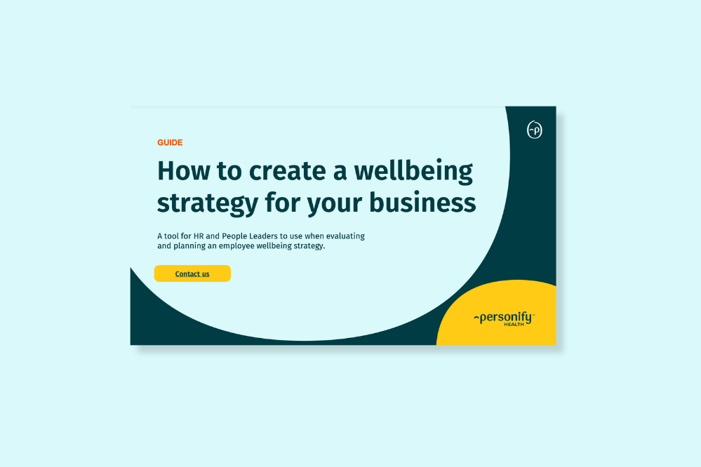 create a wellbeing strategy for your business